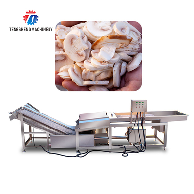Mushroom slicer Wash Washer Washing Shiitake mushrooms Cleaning Dryer Cutting processing production Machine