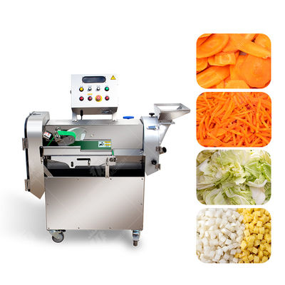 Double-head vegetable cutting machine conveyor belt can be removed Ginger Potato Carrot radish Taro Sweet potato Yam corn Saiko persimmon Leafy vegetables Cutting