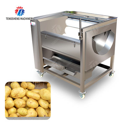 Potato Carrot Taro Sweet potato Yam Saiko persimmon Brush washing and peeling machine processing production Destoning Supplying